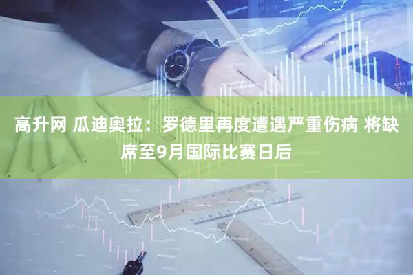 高升网 瓜迪奥拉：罗德里再度遭遇严重伤病 将缺席至9月国际比赛日后