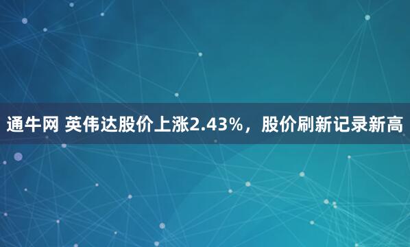 通牛网 英伟达股价上涨2.43%，股价刷新记录新高